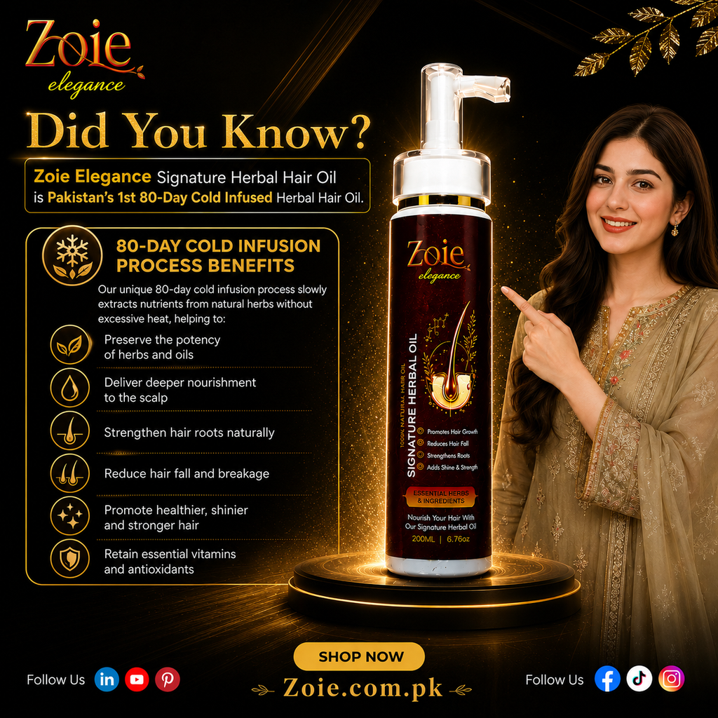 Signature Herbal Oil by Zoie Elegance | 20+ Herbs & 80-Day Cold Infusion