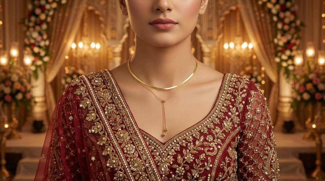 Golden Lariat Necklace